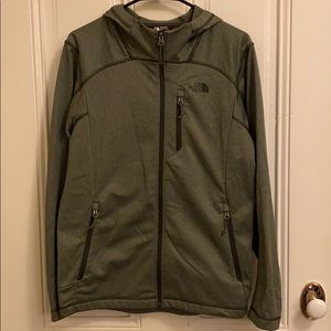 North Face Full Zip Small Heather Gray